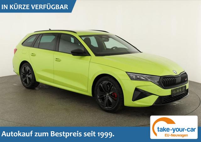 Skoda Octavia Combi - 2.0 TSI 195 kW RS DSG, Standheizung, AHK, Navi, Matrix, Side, Winter, 5 J.-Garantie Vorlauffahrzeug