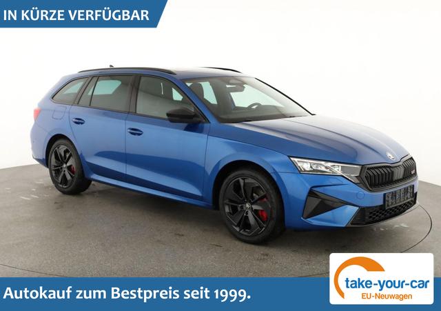 Skoda Octavia Combi - 2.0 TSI 195 kW RS DSG, Pano, Standheizung, AHK, Navi, Matrix, Canton, Side, Winter, 5 J.-Garantie Vorlauffahrzeug