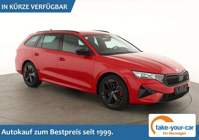 Skoda Octavia Combi - 2.0 TSI 195 kW RS DSG, AHK, Navi, Matrix, Canton, Side, Winter, 5 J.-Garantie Vorlauffahrzeug