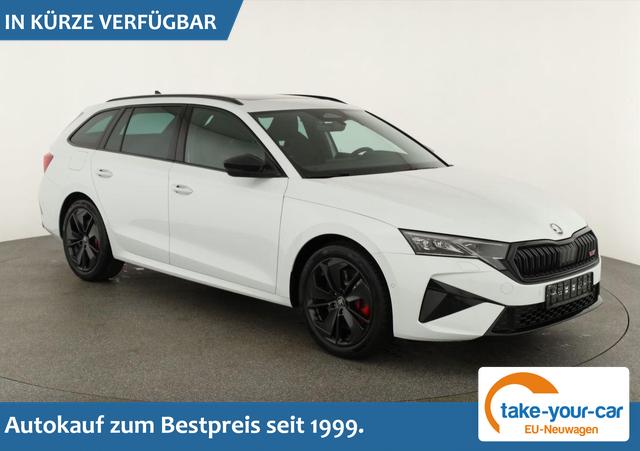 Skoda Octavia Combi - 2.0 TSI 195 kW RS DSG, Pano, AHK, Navi, Matrix, Side, Winter, 5 J.-Garantie Vorlauffahrzeug