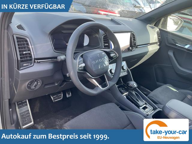 Skoda Karoq - Sportline 1.5 TSI DSG Sportline, AHK, Navi, Matrix, Side, el. Klappe, Winter, 5 J.-Garantie Vorlauffahrzeug