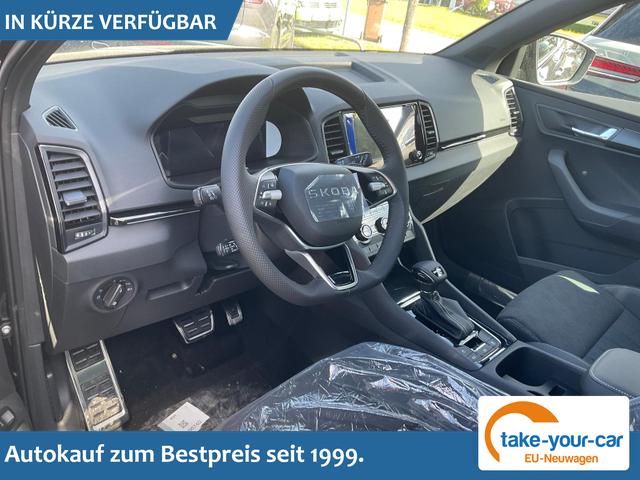Skoda Karoq - Sportline 1.5 TSI DSG Sportline, AHK, Navi, Matrix, Side, el. Klappe, Winter, 5 J.-Garantie Vorlauffahrzeug