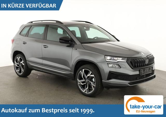 Skoda Karoq - Sportline 4x4 2.0 TSI DSG Sportline, AHK, Navi, Matrix, Side, Winter, 5 J.-Garantie Vorlauffahrzeug
