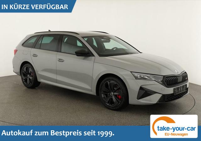Skoda Octavia Combi - 2.0 TSI 195 kW RS DSG, Standheizung, AHK, Navi, Matrix, Side, Winter, 5 J.-Garantie Vorlauffahrzeug