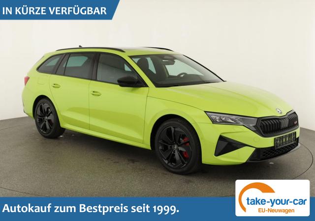 Skoda Octavia Combi - 2.0 TSI 195 kW RS DSG, Pano, Standheizung, AHK, Navi, Matrix, Sound, Side, Winter, 5 J.-Garantie Vorlauffahrzeug