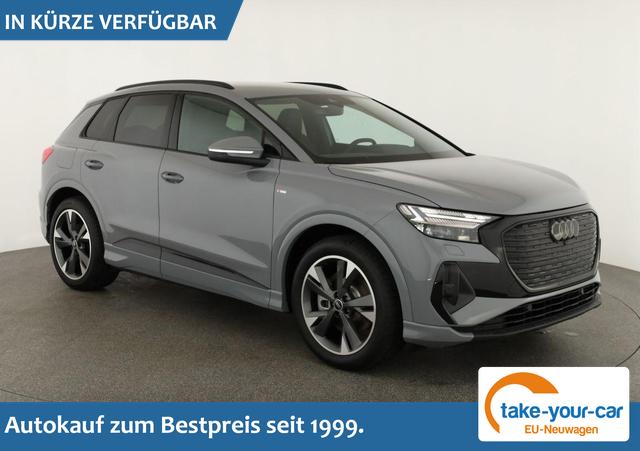 Audi Q4 e-tron - 45 basis quattro S-LINE quattro, Navi, Matrix, Side, Kamera, el. Klappe, Winter. 20-Zoll Vorlauffahrzeug
