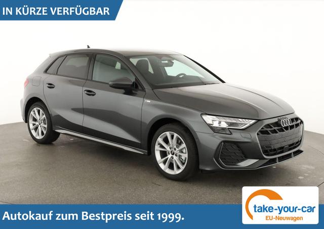 Audi A3 Sportback - TFSI 110 kW S line 35 S-tronic S-LINE, AHK, Matrix, Navi, el. Klappe, Kamera, Winter, 3 J.-Garantie Vorlauffahrzeug