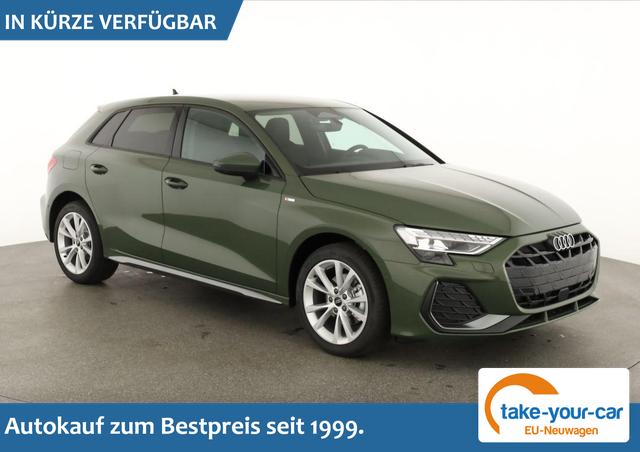 Audi A3 Sportback - TFSI 110 kW S line 35 S-tronic S-LINE, AHK, Matrix, Navi, el. Klappe, Kamera, Winter, 3 J.-Garantie Vorlauffahrzeug