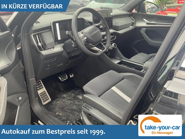Skoda Kodiaq - 2.0 TDI 142 kW 4x4 Sportline DSG Sportline, Pano, AHK, Navi, Matrix, el. Klappe, Side, Winter, 19-Zoll Vorlauffahrzeug