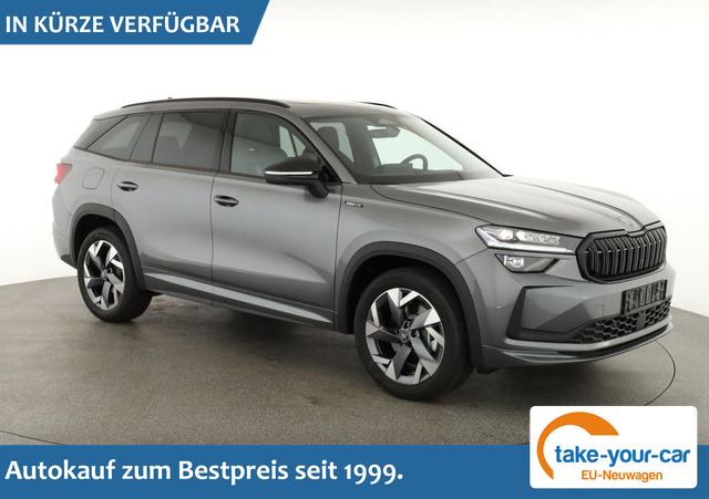 Skoda Kodiaq - 2.0 TDI 142 kW 4x4 Sportline DSG Sportline, Pano, AHK, Navi, Matrix, el. Klappe, Side, Winter, 19-Zoll Vorlauffahrzeug