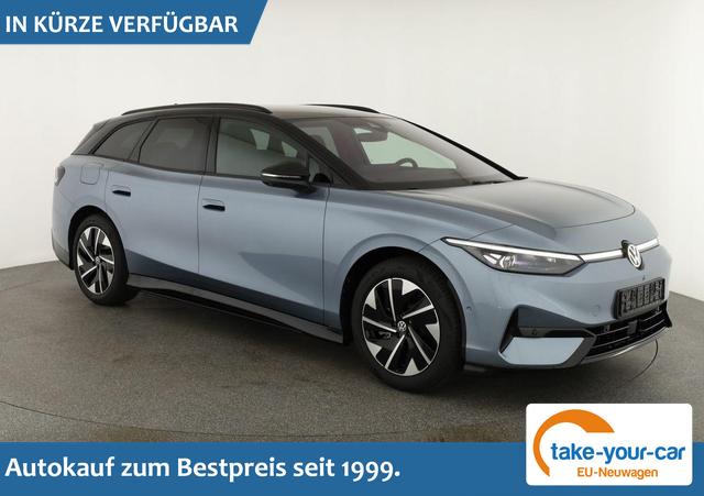Volkswagen ID.7 - Tourer Pro Black, AHK, HuD, IQ.Light, IQ.Drive, AreaView, Side, Winter, 19-Zoll Vorlauffahrzeug