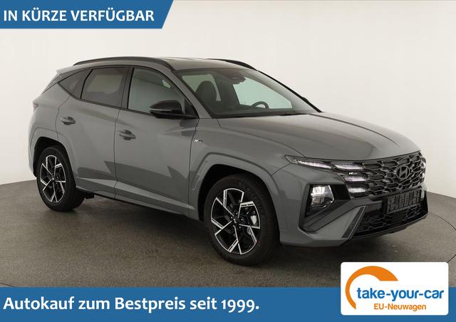 Hyundai TUCSON - 1.6 T-GDI DCT 4WD N-LINE, AHK, el. Klappe, Teilleder, Navi, Kamera, ACC Vorlauffahrzeug