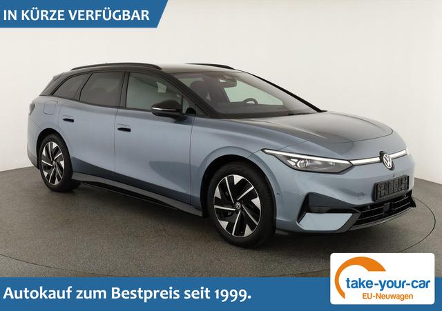 Volkswagen ID.7 - Tourer Pro Black, AHK, HuD, IQ.Light, IQ.Drive, AreaView, Side, Winter, 19-Zoll Vorlauffahrzeug