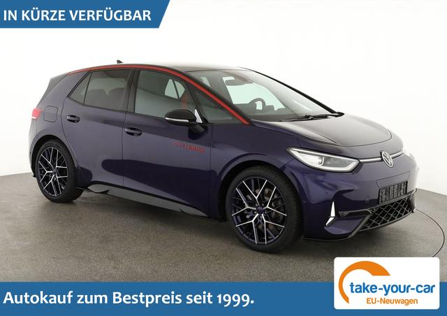 Volkswagen ID.3 - GTX Performance 240 kW Fire+Ice kW, HuD, IQ.Light, H&K, W&auml;rmepumpe, 20-Zoll, 4 J.-Garantie Vorlauffahrzeug