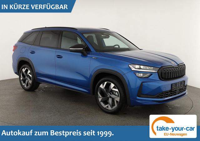 Skoda Kodiaq - 2.0 TDI 142 kW 4x4 Sportline DSG Sportline, AHK, Navi, Matrix, el. Klappe, Side, Winter, 19-Zoll, 4-J Garantie Vorlauffahrzeug