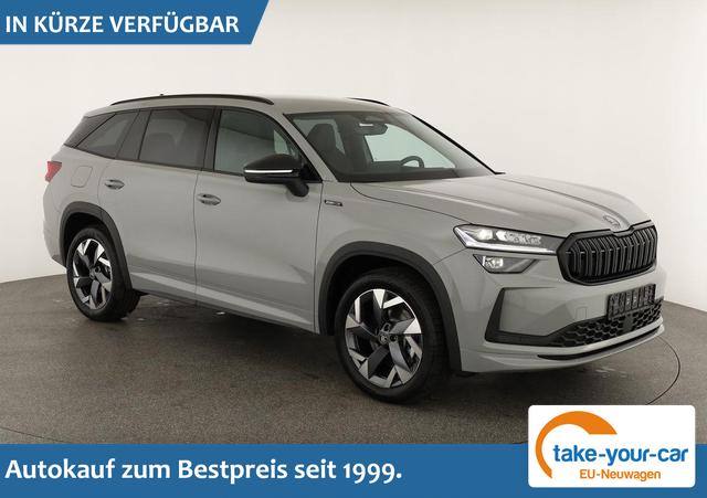 Skoda Kodiaq - 2.0 TDI 142 kW 4x4 Sportline DSG Sportline, 7-Sitzer, AHK, Navi, Matrix, el. Klappe, Side, Winter, 19-Zoll, 4 J.-Garantie Vorlauffahrzeug