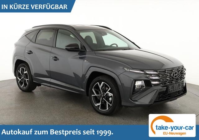 Hyundai TUCSON - 1.6 T-GDI DCT 4WD N-LINE, AHK, el. Klappe, Teilleder, Navi, Kamera, ACC Vorlauffahrzeug