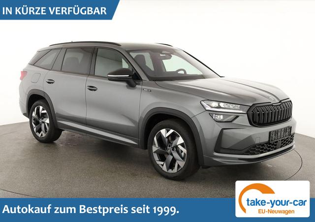 Skoda Kodiaq - 1.5 TSI mHEV 110 kW Sportline DSG Sportline, AHK, Navi, Matrix, el. Klappe, Side, Winter, 19-Zoll Vorlauffahrzeug