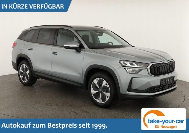 Skoda Kodiaq - 1.5 TSI iV 150 kW Selection Selection, AHK, Navi, Kamera, Side, el. Klappe, Winter, sofort Vorlauffahrzeug