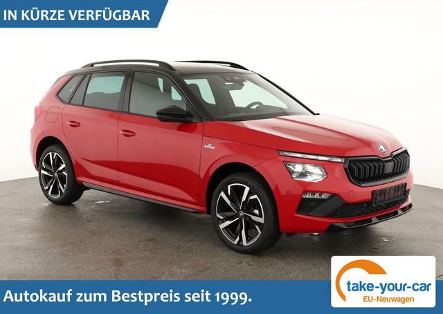 Skoda Kamiq - Monte Carlo 1.0 TSI DSG Carlo, Pano, AHK, Navi, Matrix, el.Klappe, 18-Zoll, 5 J.-Garantie Vorlauffahrzeug