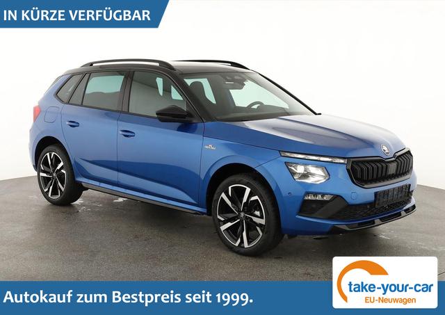 Skoda Kamiq - Monte Carlo 1.0 TSI DSG Carlo, Pano, AHK, Navi, Matrix, el.Klappe, 18-Zoll, 5 J.-Garantie Vorlauffahrzeug