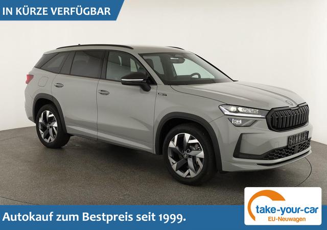 Skoda Kodiaq - 2.0 TSI 150 kW 4x4 Sportline DSG Sportline, AHK, Navi, Matrix, Side, Kamera, Winter, 19-Zoll, 4 J.-Garantie Vorlauffahrzeug