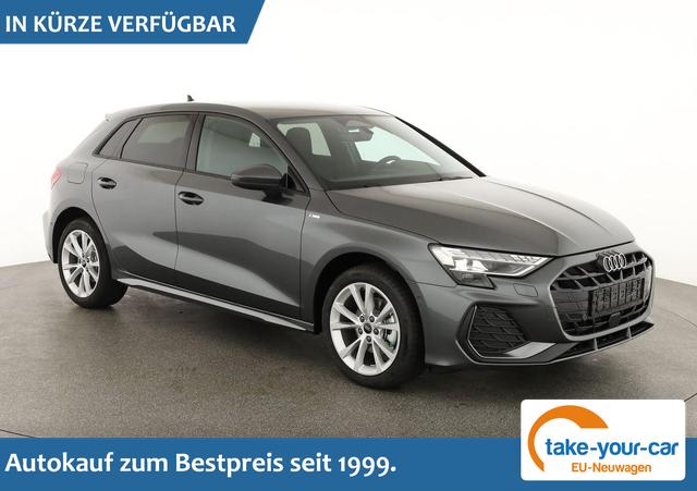 Audi A3 Sportback - TFSI 110 kW S line 35 S-tronic S-LINE, AHK, Matrix, Navi, el. Klappe, Kamera, Winter, 3 J.-Garantie Vorlauffahrzeug