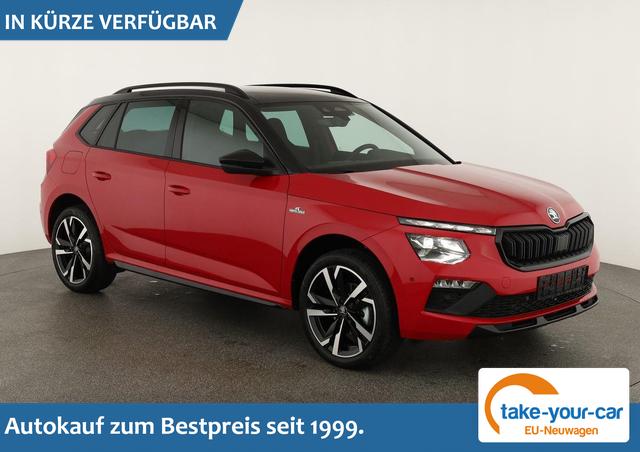 Skoda Kamiq - Monte Carlo 1.5 TSI DSG Carlo, Pano, AHK, Matrix, Navi, Side, 18-Zoll, 5 J.-Garantie Vorlauffahrzeug