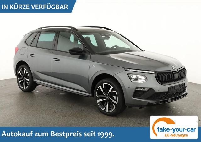 Skoda Kamiq - Monte Carlo 1.5 TSI DSG Carlo, Pano, AHK, Matrix, Navi, Side, 18-Zoll, 5 J.-Garantie Vorlauffahrzeug