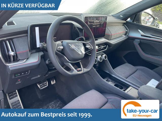 Skoda Kodiaq - 2.0 TSI 195 kW 4x4 RS DSG RS, AHK, Navi, Matrix, Canton, Side, FS-beheizbar, el. Klappe, Kamera, 20-Zoll, 5 J.-Garantie Vorlauffahrzeug