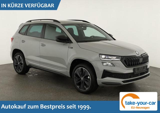 Skoda Karoq - Sportline 1.5 TSI DSG Sportline, AHK, Navi, CANTON, Matrix, AreaView, Side, Kamera, el. Klappe, FS-beheizbar, 5 J.-Garantie Vorlauffahrzeug