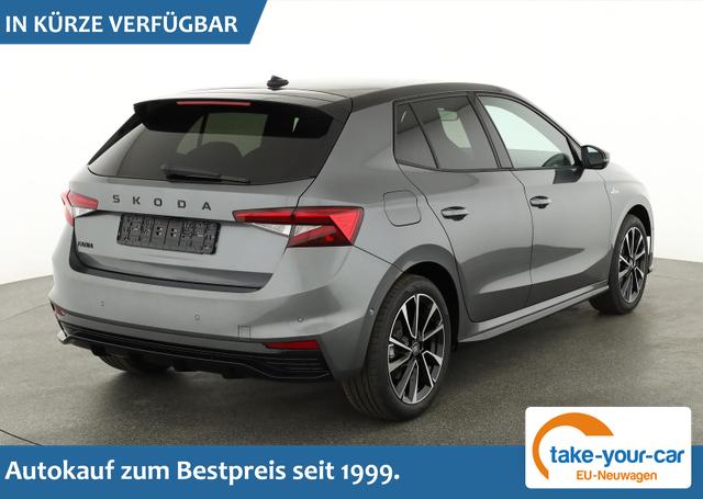 Skoda Fabia - Monte Carlo 1.5 TSI DSG Carlo, Ladeboden, LED, Kamera, App-Connect, 17-Zoll Vorlauffahrzeug