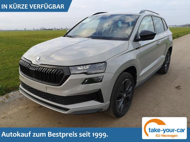 Skoda Karoq - Sportline 1.5TSI DSG AHK Matrix ACC Navi Vorlauffahrzeug