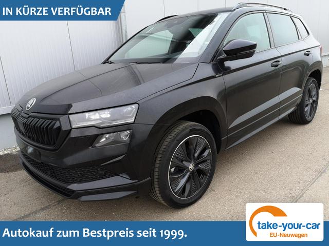 Skoda Karoq - Sportline 1.5TSI DSG AHK Matrix ACC Navi Vorlauffahrzeug