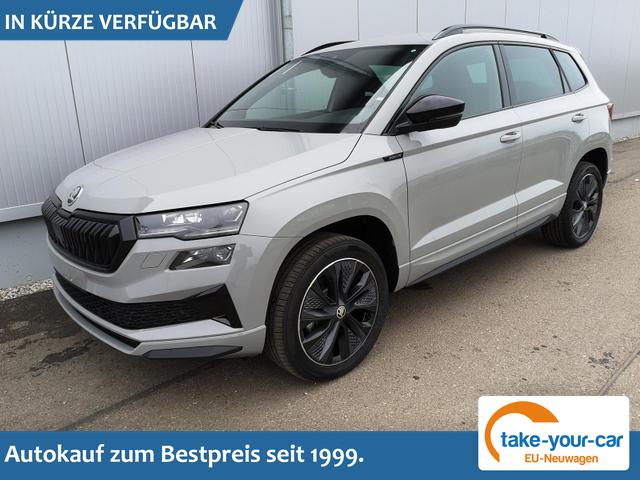 Skoda Karoq - Sportline 1.5TSI DSG AHK Matrix ACC Navi Sound Totwinkel Vorlauffahrzeug