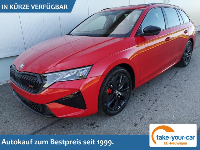 Skoda Octavia Combi - 2.0 TSI 195 kW RS Kombi 2.0TSI Pano Matrix Area AHK Sound GV5 Vorlauffahrzeug
