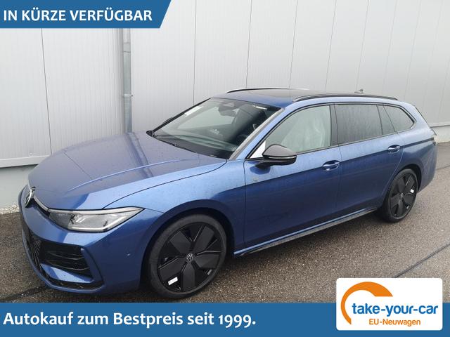 Volkswagen Passat Variant - 2.0 TDI 142 kW 4Motion R-Line DSG Pano 19 Zoll Head Up AHK Navi Vorlauffahrzeug