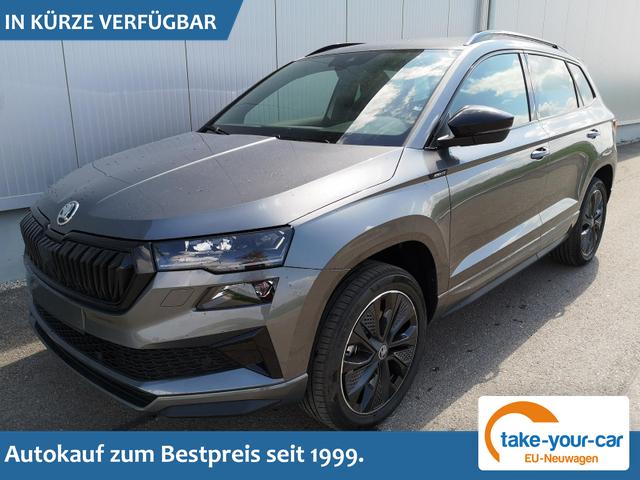 Skoda Karoq - Sportline 1.5TSI DSG AHK Matrix ACC Navi Vorlauffahrzeug