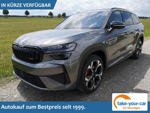 Skoda Kodiaq - 2.0 TSI 195 kW 4x4 RS DSG Sound AHK 7 Sitzer Vorlauffahrzeug
