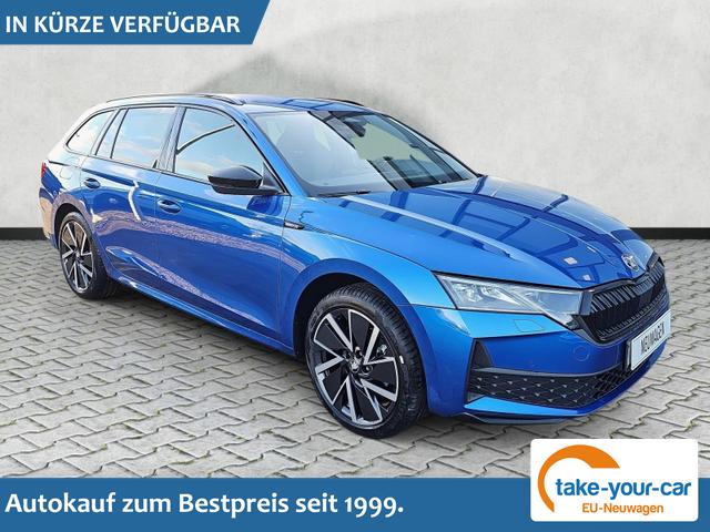 Skoda Octavia Combi - 1.5 TSI mHEV 110 kW Sportline eTSI DSG Matrix 18" Vorlauffahrzeug