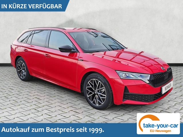 Skoda Octavia Combi - 1.5 TSI mHEV 110 kW Sportline eTSI DSG Matrix 4JGa Vorlauffahrzeug