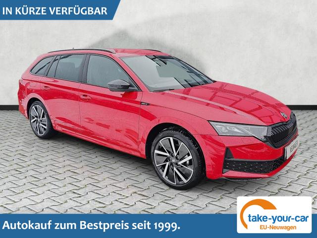 Skoda Octavia Combi - 1.5 TSI mHEV 110 kW Sportline eTSI DSG Matrix AHK Vorlauffahrzeug