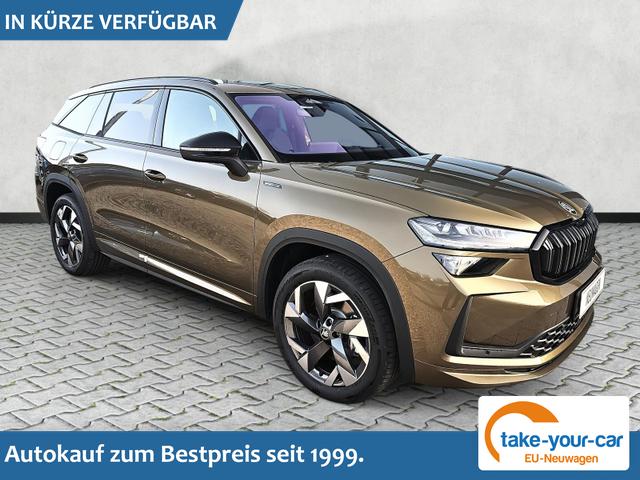 Skoda Kodiaq - 2.0 TDI 142kW 4x4 Sportline DSG 5-Si Matrix AHK Vorlauffahrzeug