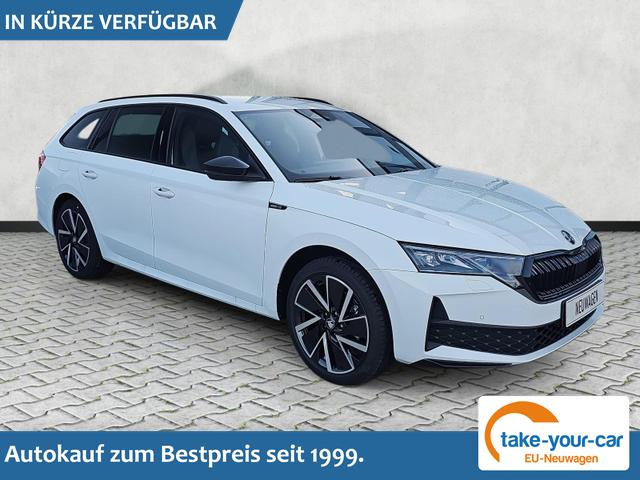 Skoda Octavia Combi - 1.5 TSI mHEV 110 kW Sportline eTSI DSG Matrix 18" Vorlauffahrzeug