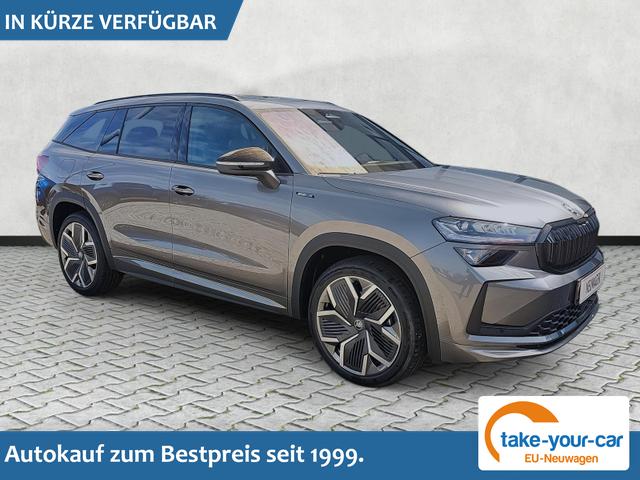 Skoda Kodiaq - 1.5 TSI mHEV 110 kW Sportline DSG 7Si Matrix AHK Pano Vorlauffahrzeug