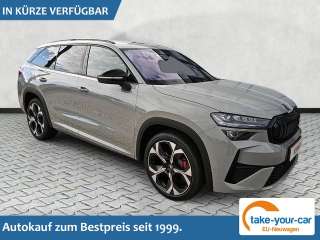 Skoda Kodiaq - 2.0 TSI 195 kW 4x4 RS 2.0TSI DSG AHK FahrAssPlus Winter Pano Vorlauffahrzeug