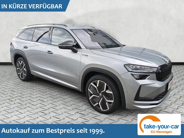 Skoda Kodiaq - 2.0 TDI 142kW 4x4 Sportline DSG 5-Si Matrix AHK Vorlauffahrzeug