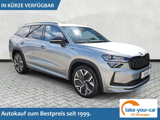 Skoda Kodiaq - 1.5 TSI iV 150 kW Sportline DSG 5S Pano / AHK Vorlauffahrzeug