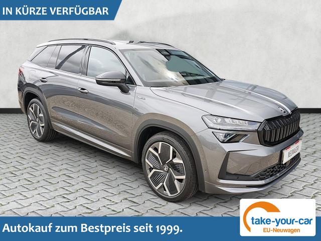 Skoda Kodiaq - 1.5 TSI iV 150 kW Sportline DSG 5S Pano / AHK Vorlauffahrzeug