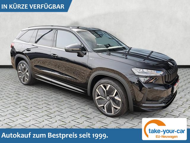 Skoda Kodiaq - 1.5 TSI iV 150 kW Sportline DSG 5S Pano / AHK Vorlauffahrzeug
